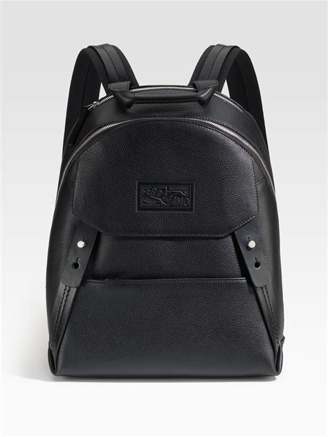 ferragamo men's backpack.